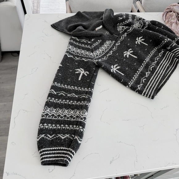 Archive Whitney Fair Isle Quarter Zip Sweater M - Picture 14 of 16